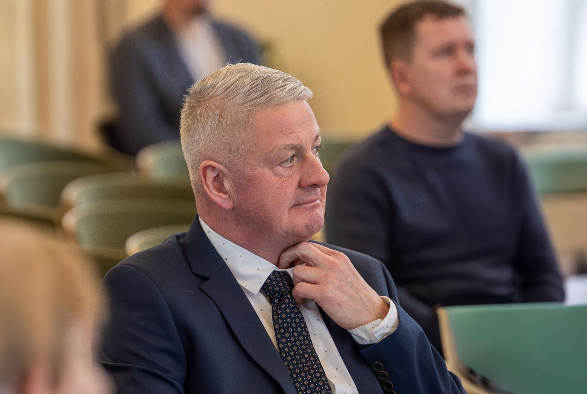 Seni ei ole Võru linnavolikogu esimehe Urmas Taliga kohtumise vastu huvi tuntud. Huvilised on eelistanud suhtlemiseks alternatiivseid kanaleid. Foto: AIGAR NAGEL